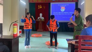 Đoàn thanh niên xã Đông Hiếu làm tốt công tác tuyên truyền, phổ biến giáo dục pháp luật