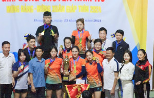 Đông Hiếu Bế mạc giải bóng chuyền Nam, nữ mừng Đảng, mừng Xuân Giáp Thìn 2024